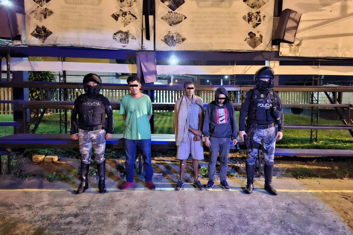 Los detenidos fueron llevados al Comando Policial., Cortesía