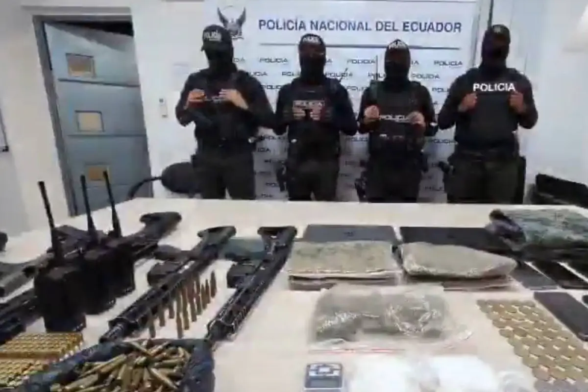 Todas las evidencias quedaron bajo custodia de la Policía Judicial., Captura de video