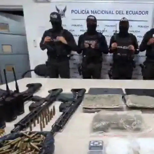 Detienen a 9 presuntos integrantes de banda criminal en Los Ríos