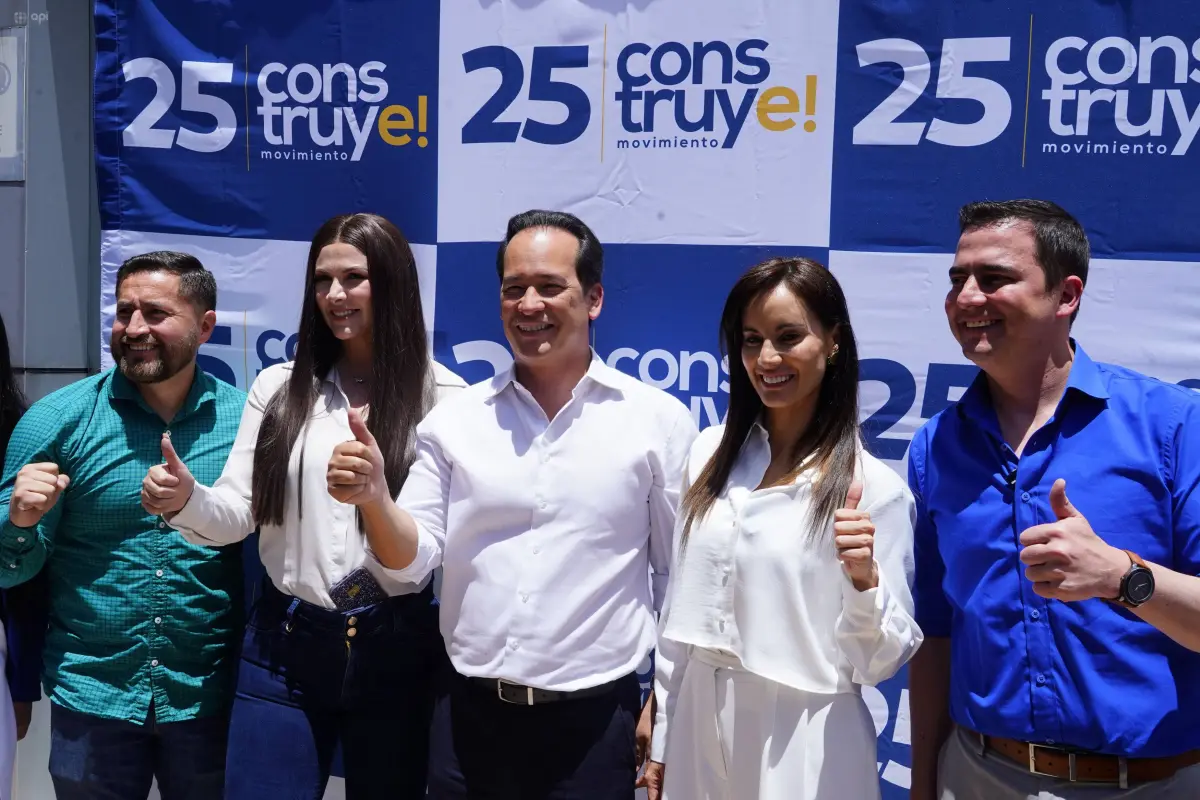 Movimiento Construye y sus candidatos para las elecciones del 2025., API