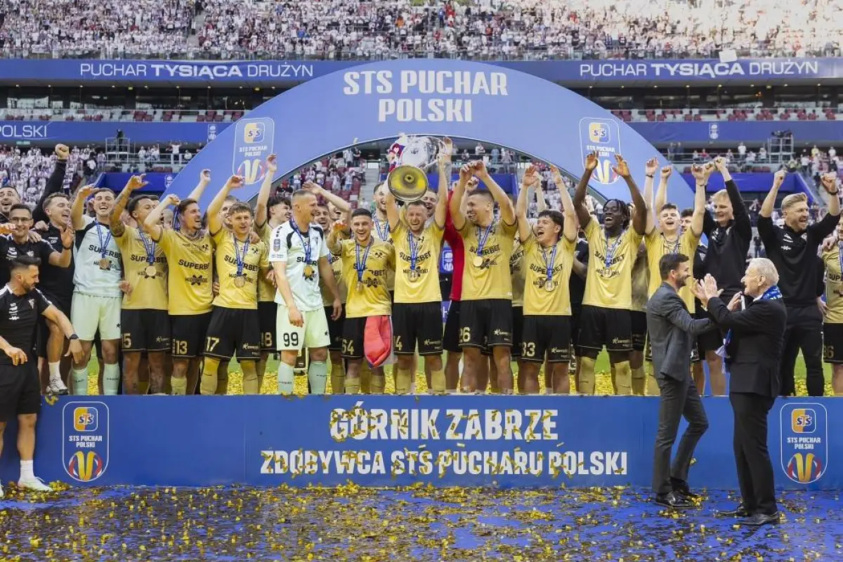 El club Górnik Zabrze no se proclamaba campeón de la Copa de Polonia desde 1970., Foto: Agencias