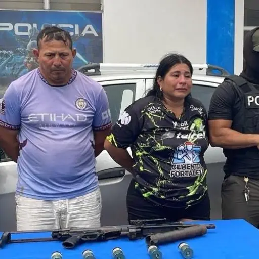 ¡Alerta en Machala! Iban con un lanzagranadas para un atentado y la Policía los frenó a tiempo