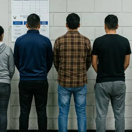Unase capturó a cuatro presuntos extorsionadores tras operativos en diversos sectores de Manta