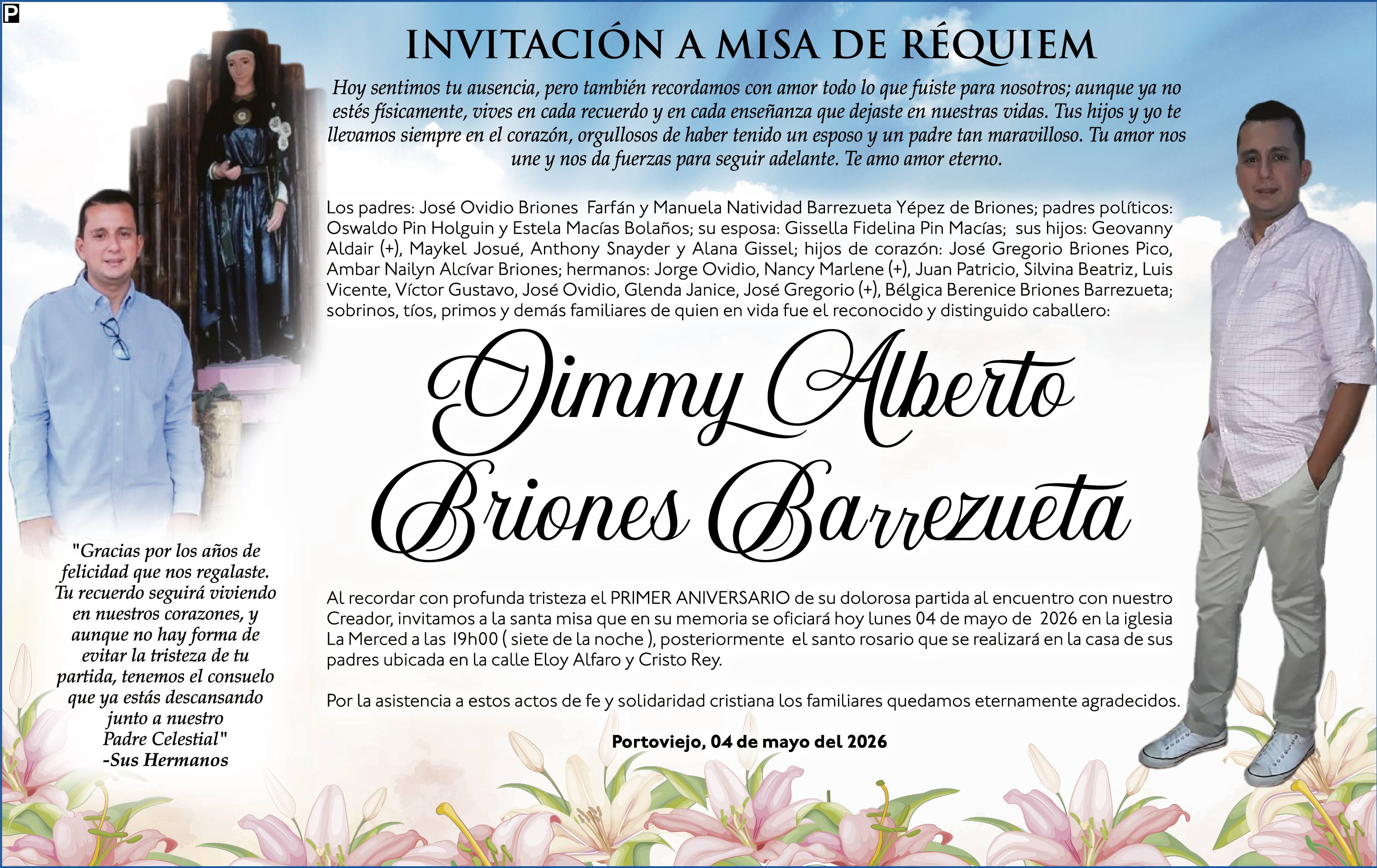 D6 MISA JIMMY ALBERTO BRIONES BARREZUETA-01, medios ediasa