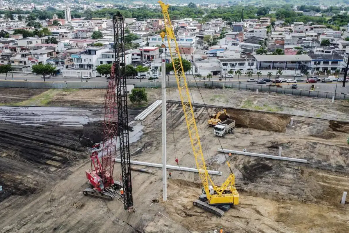 El moderno centro comercial se construye en los terrenos del exaeropuerto., Cortesía