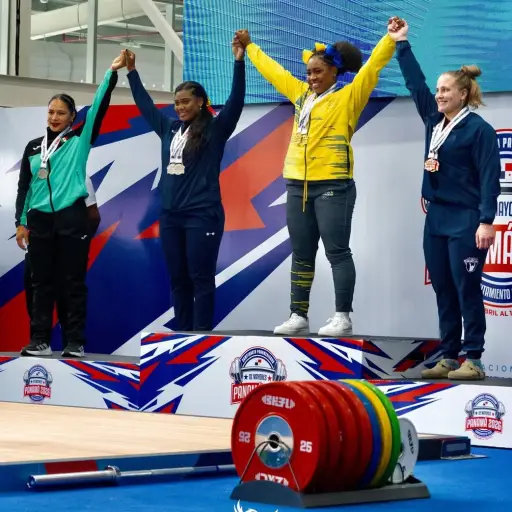 Ecuador suma oros con Kelin Jiménez y Lisseth Ayoví en el Panamericano de Levantamiento de Pesas  