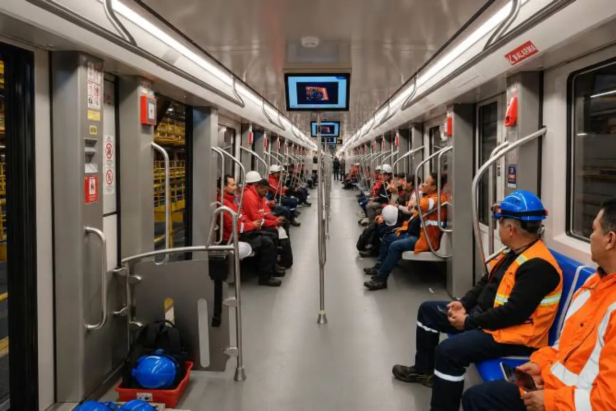 Operación bajo tierra El Metro de Quito garantiza mantenimiento especializado durante el toque de queda