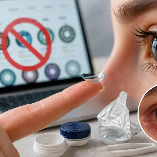 Lo que especialistas advierten sobre lentes de moda vendidos sin control médico