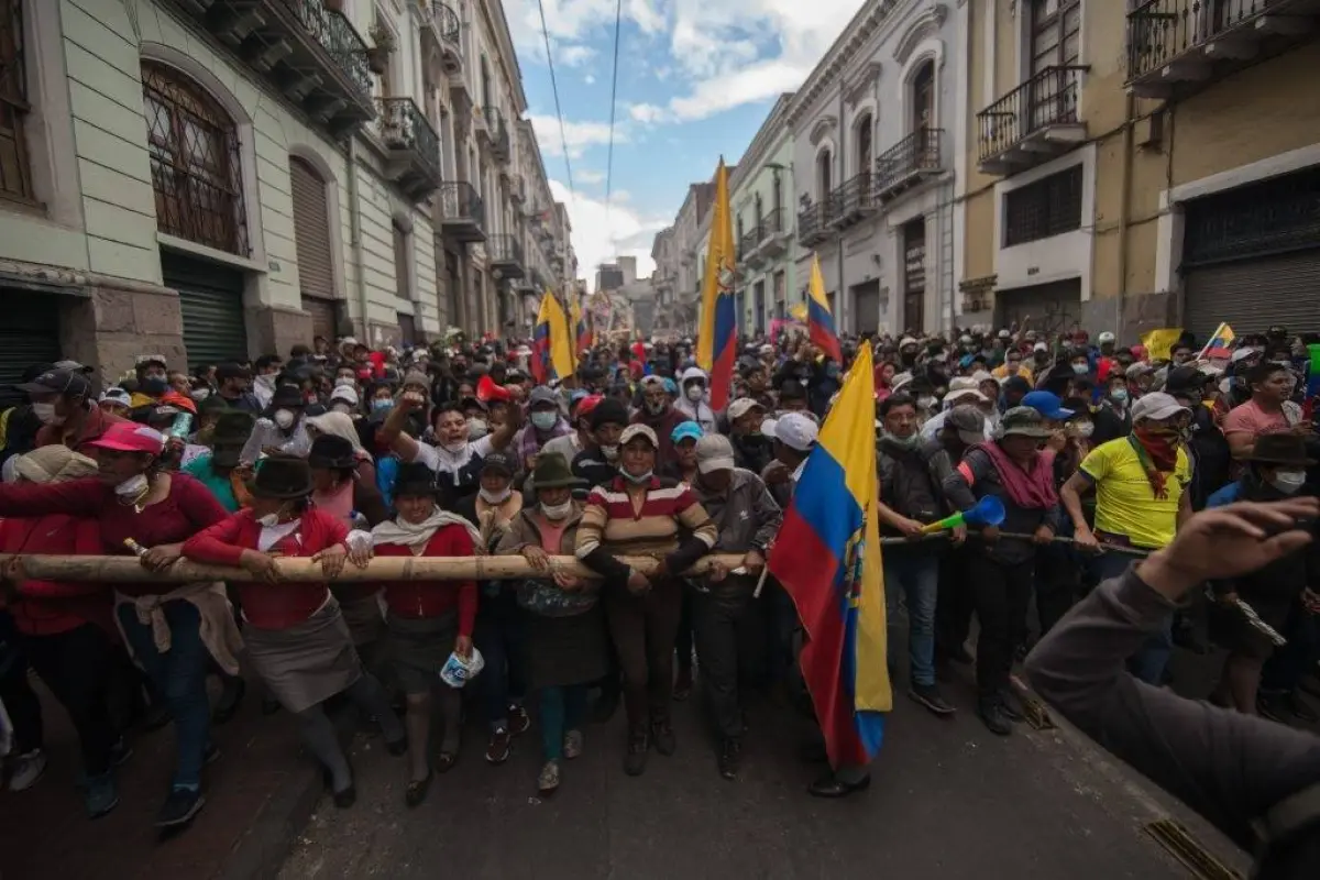 Confederación indígena demanda justicia por represión en octubre de 2019 ante retorno de Lenín Moreno., Conaie 