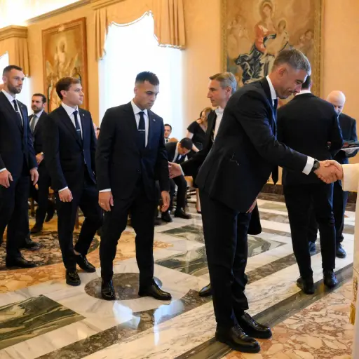 El Papa recibe al Inter de Milán y pide a los futbolistas que sean modelos para los jóvenes