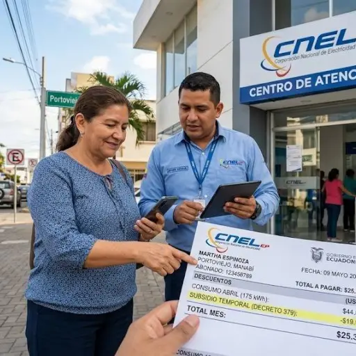Más de un millón de ecuatorianos tendrán descuento en las planillas de luz: Conozca los requisitos para acceder a la compensación