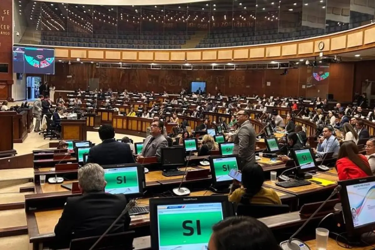 Se necesitan 77 votos a favor, de la Asamblea Nacional, para ejecutar el pedido del Presidente Noboa., Foto: Archivo