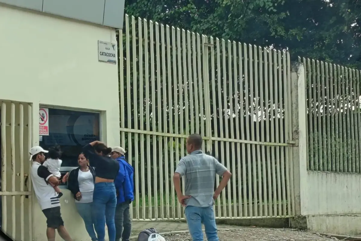 Los familiares acudieron hasta el Centro Forense de Santo Domingo., Cortesía