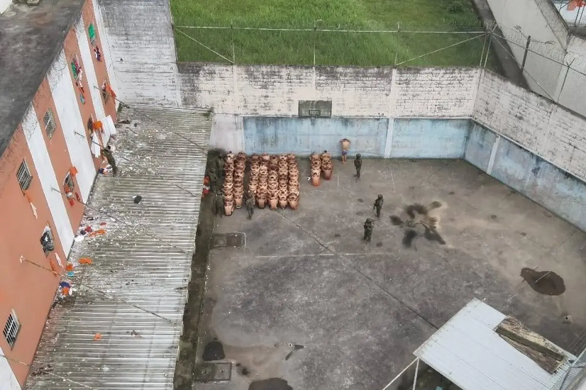 Las instalaciones de la cárcel de Santo Domingo., Cortesía