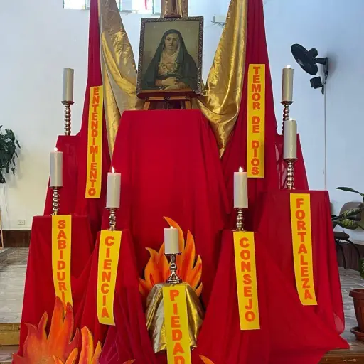 Llega a Manta el histórico cuadro del milagro de Quito: la Virgen María Dolorosa