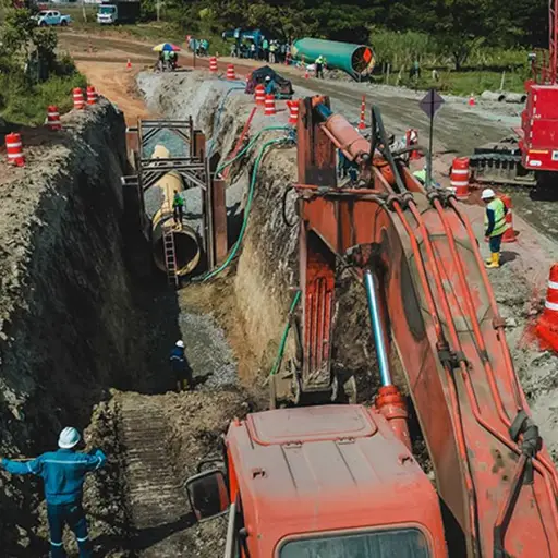 Quinto Acueducto alcanza 40 % de avance y llevará agua potable a más de 500 mil habitantes del noroeste de Guayaquil