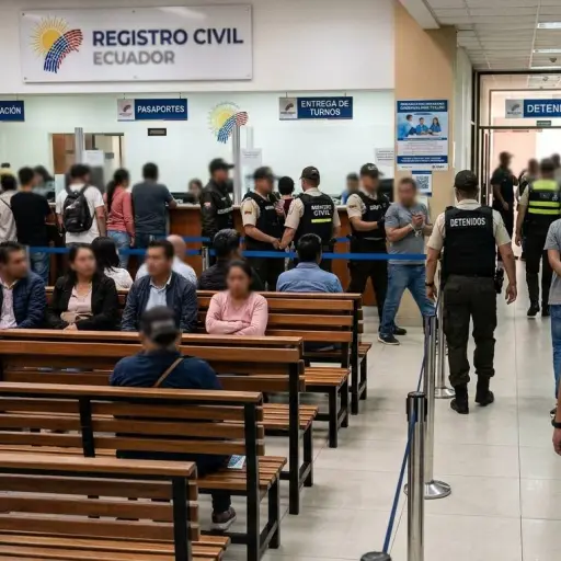 Registro Civil reporta 13 detenidos en operativos contra tramitadores entre enero y mayo de 2026
