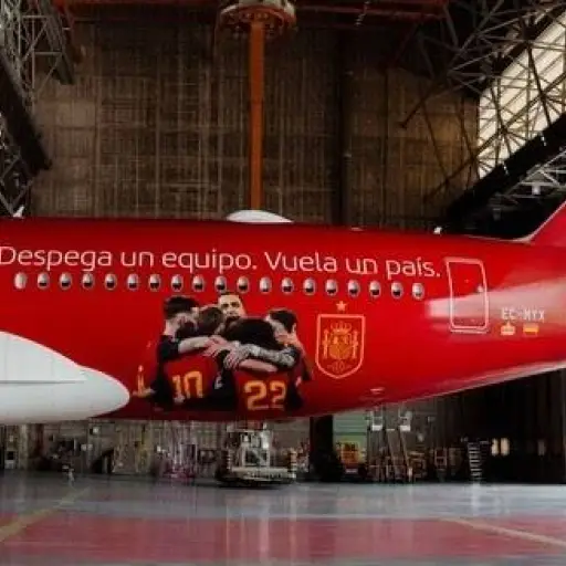 Así será el avión especial que llevará a España rumbo al Mundial