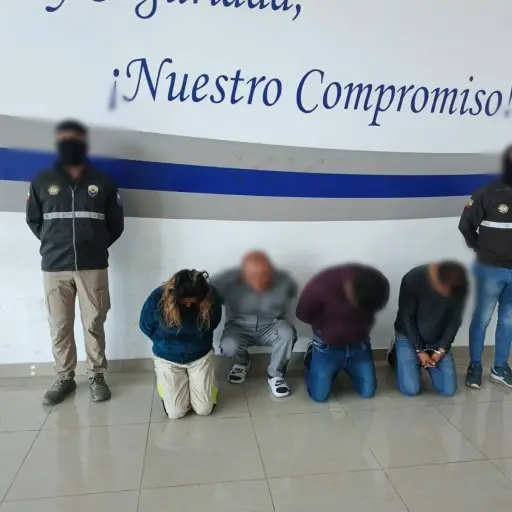 Policía desarticula presunta banda dedicada al “paquetazo” en Quito