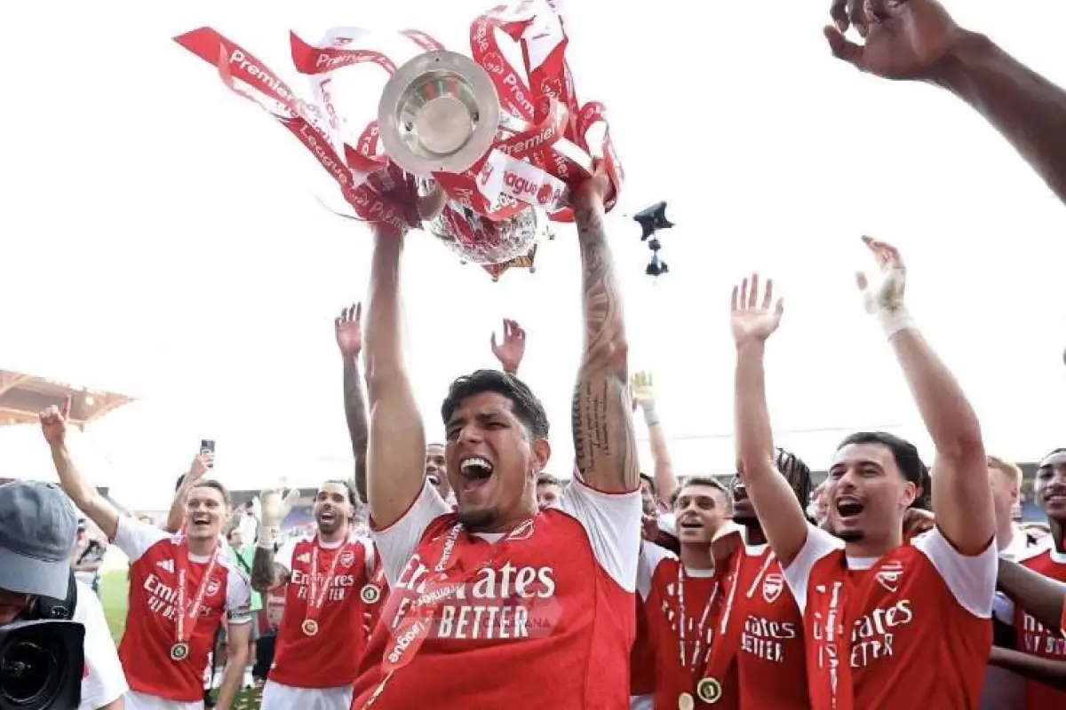 Piero Hincapié, segundo ecuatoriano en la historia en consagarse campeón de la Premier League., Foto: Agencias