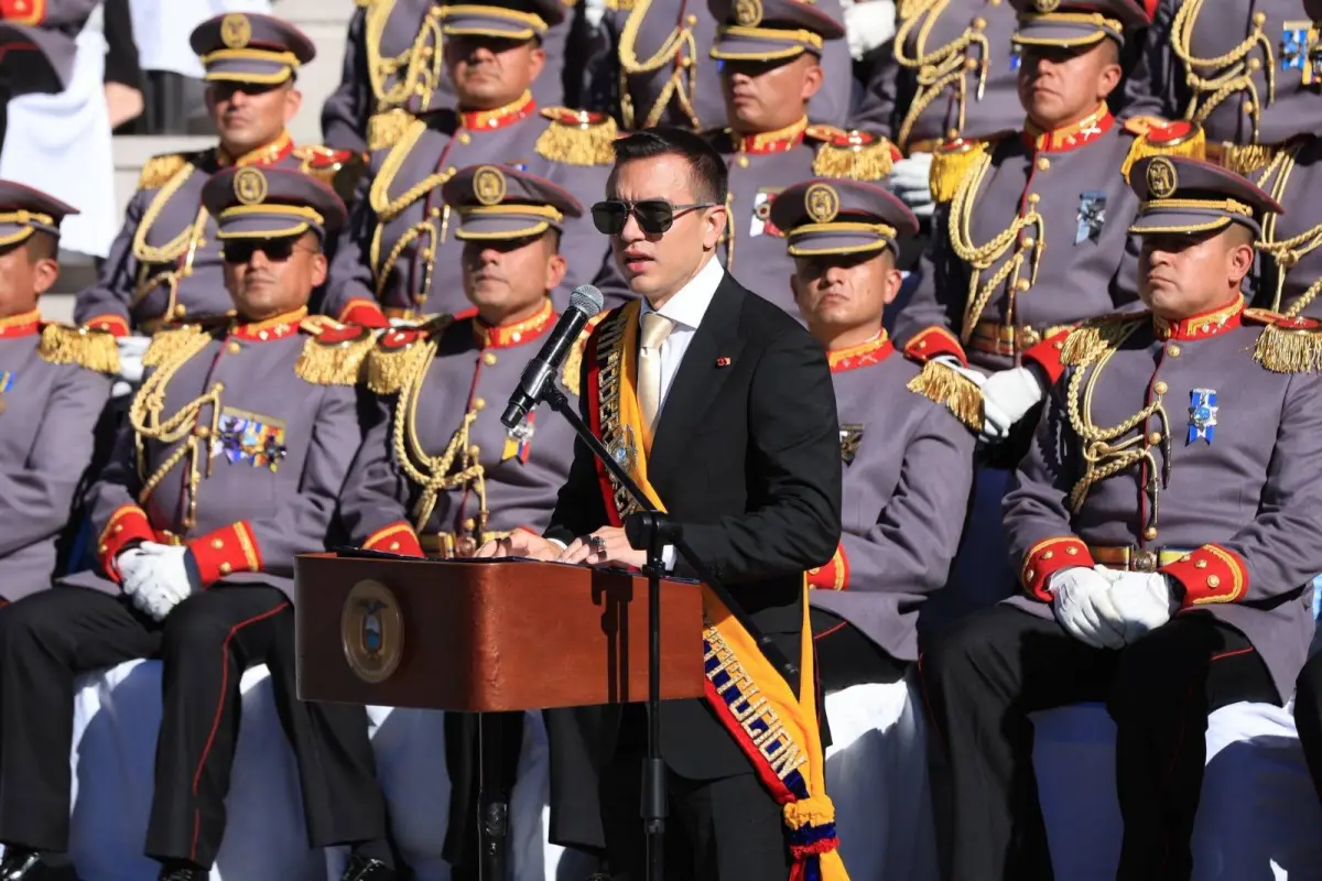 Daniel Noboa tiene dos años y medio en el poder tras ganar dos procesos de elecciones nacionales., Foto: Presidencia de la República