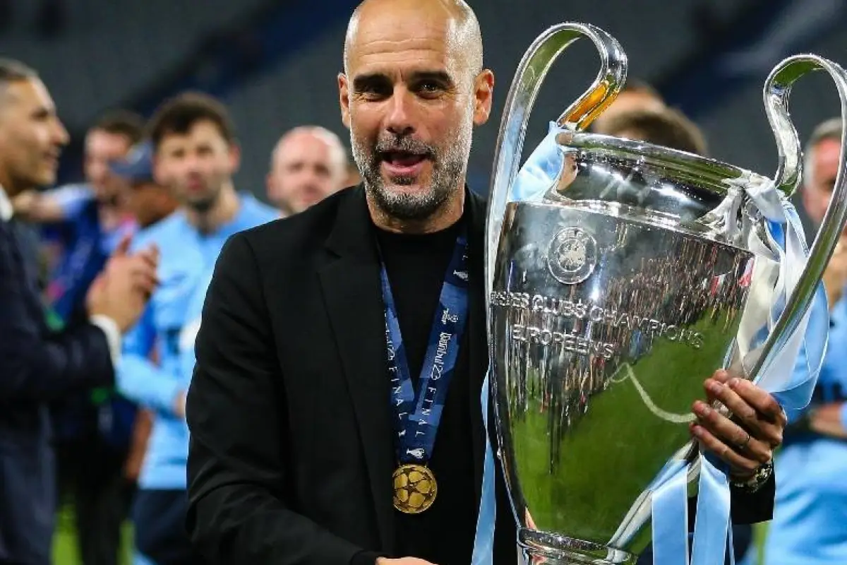 En el 2023, Pep Guardiola conquistó la primera Champions League en toda la historia del Manchester City., Foto: Agencias