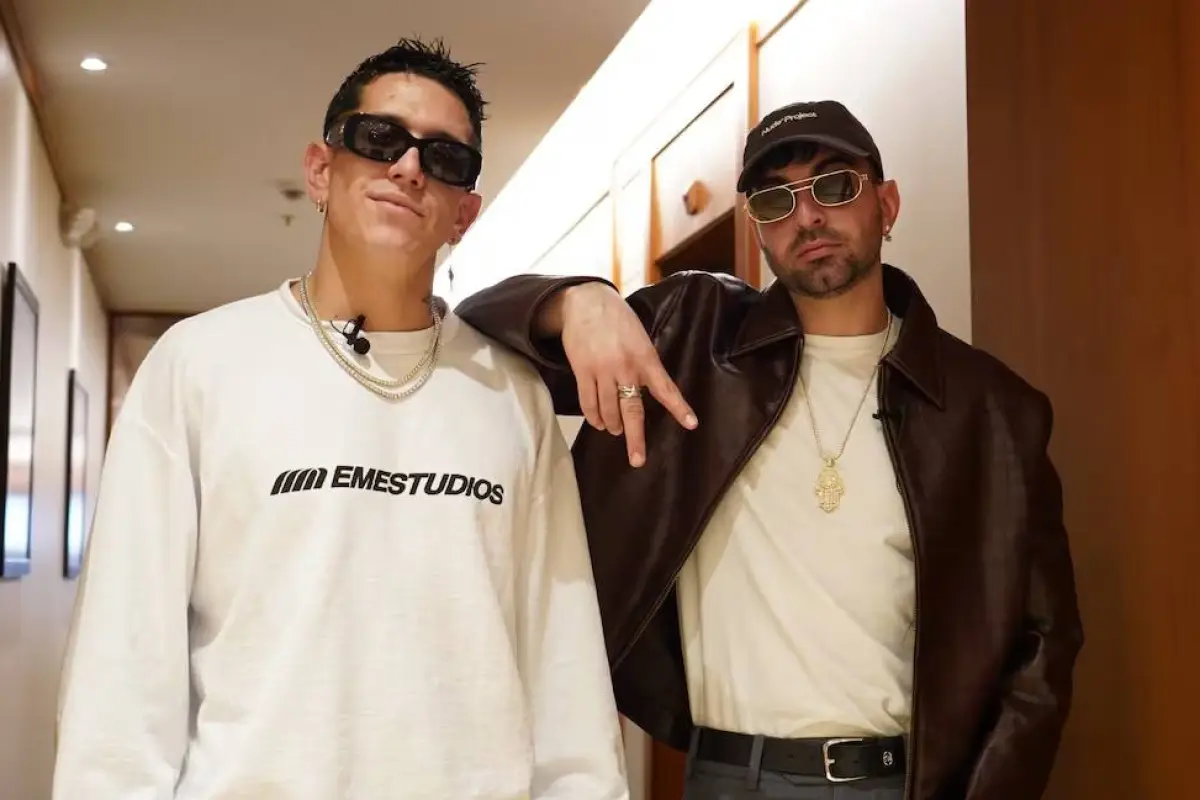 Lenny Tavárez y Justin Quiles
