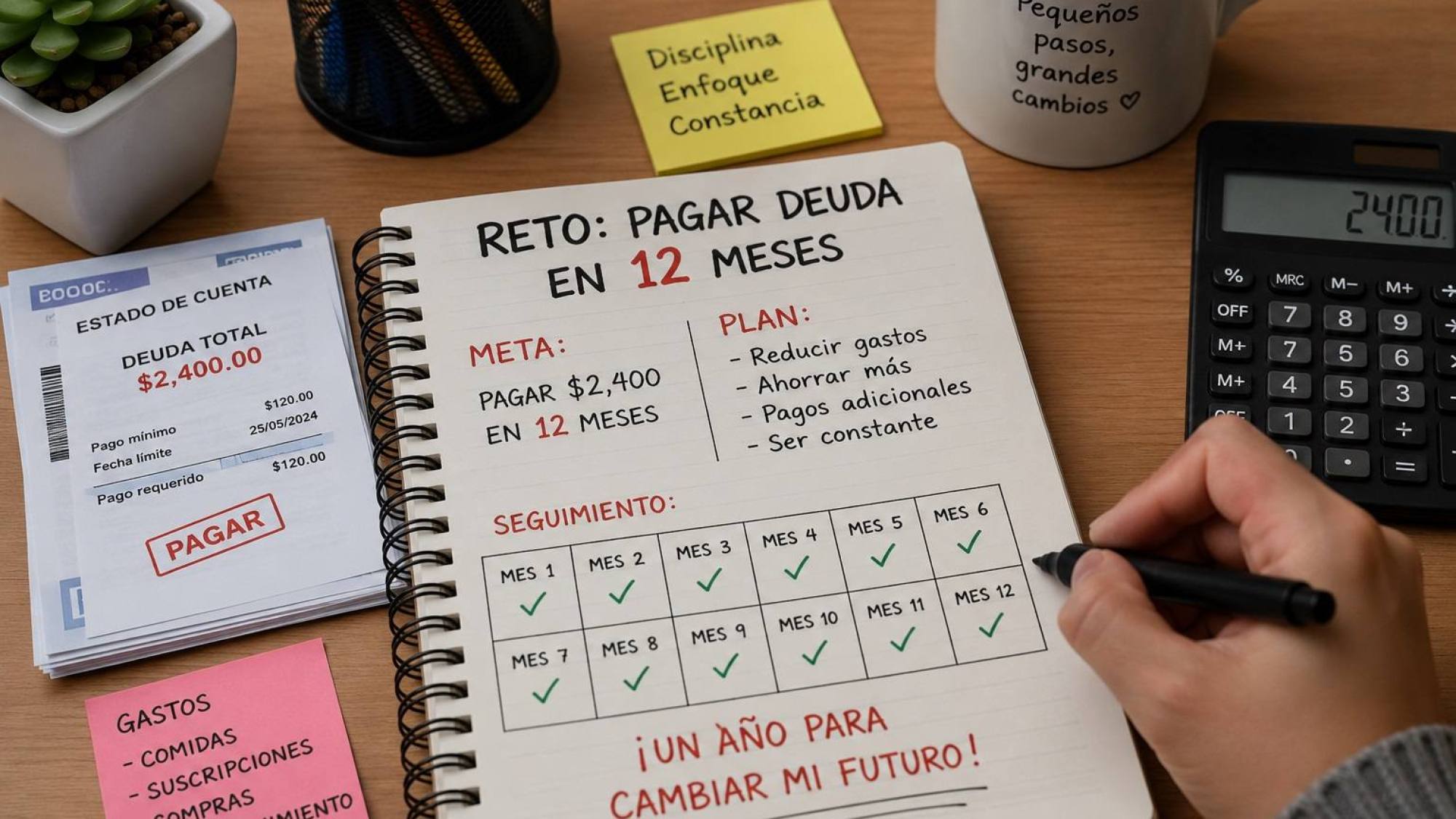 Saldar Deuda en 12 Meses: Estrategias para Organizar Finanzas