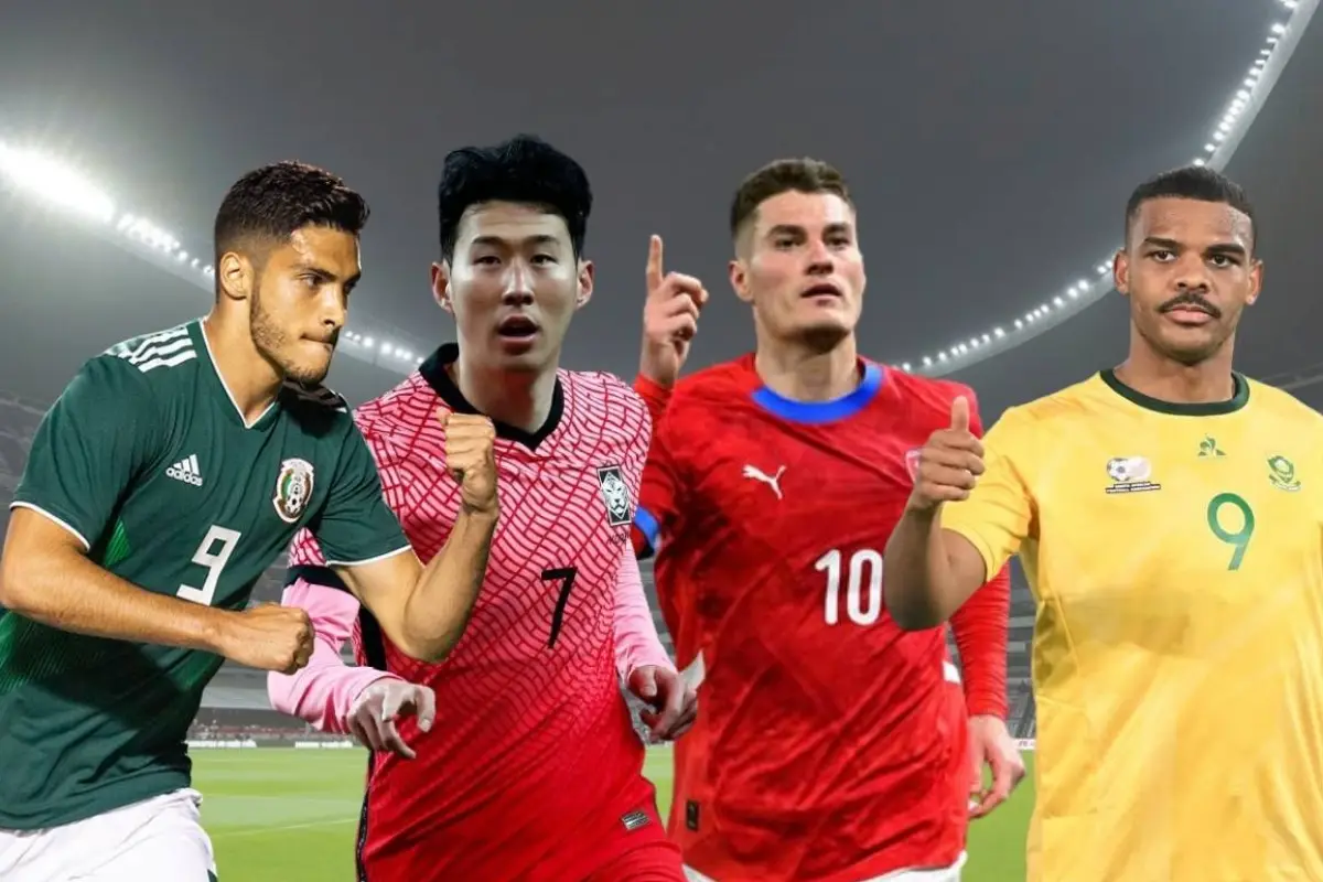 México, Corea del Sur, República Checa y Sudáfrica jugarán en el Grupo A