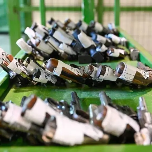 Fuerzas Armadas destruyen 1.399 armas de fuego incautadas al crimen organizado