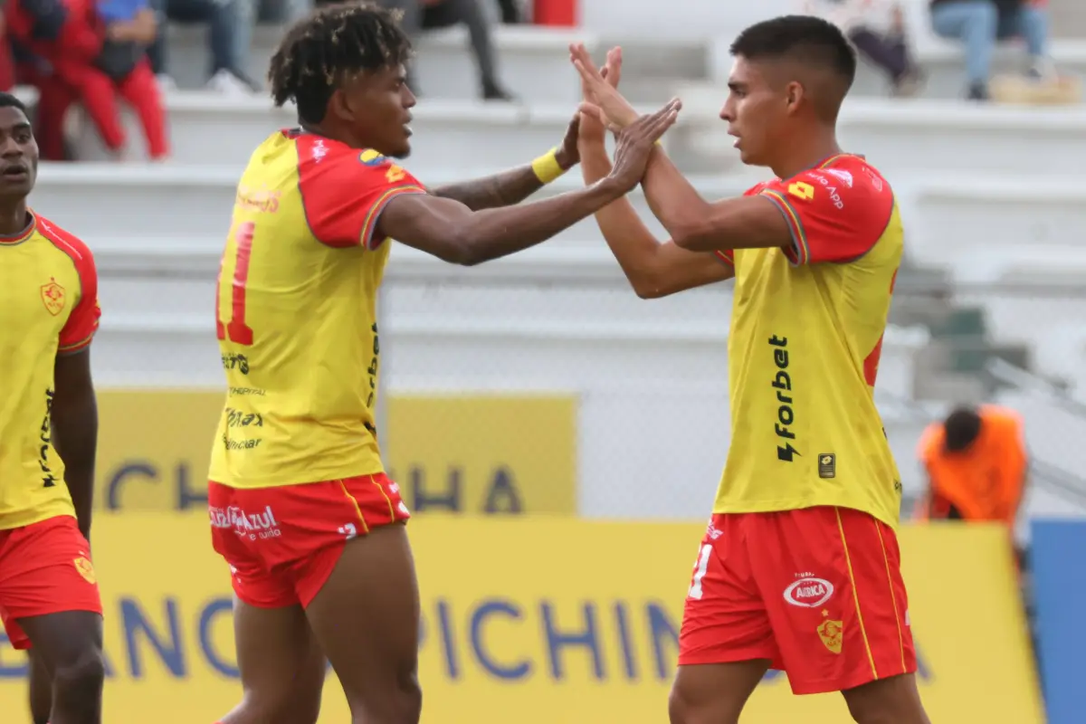 El partido se jugó en el estadio Olímpico Ciudad de Ibarra , API