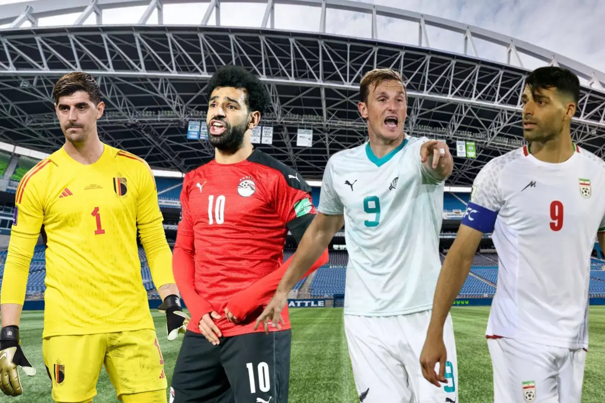 Bélgica, Egipto, Nueva Zelanda e Irán forman parte del Grupo G