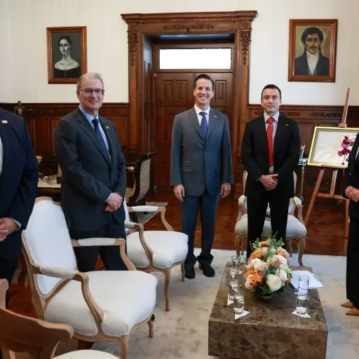 Ecuador y Estados Unidos analizan cooperación en seguridad y crimen organizado