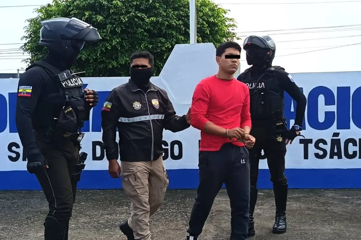 El detenido en Santo Domingo., Diario Centro
