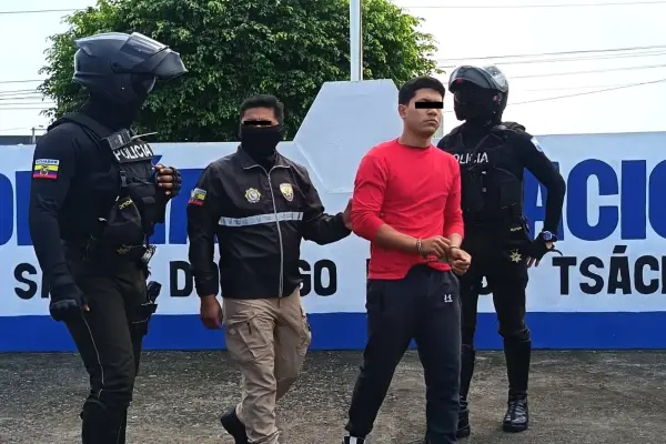 El detenido en Santo Domingo. ,Diario Centro