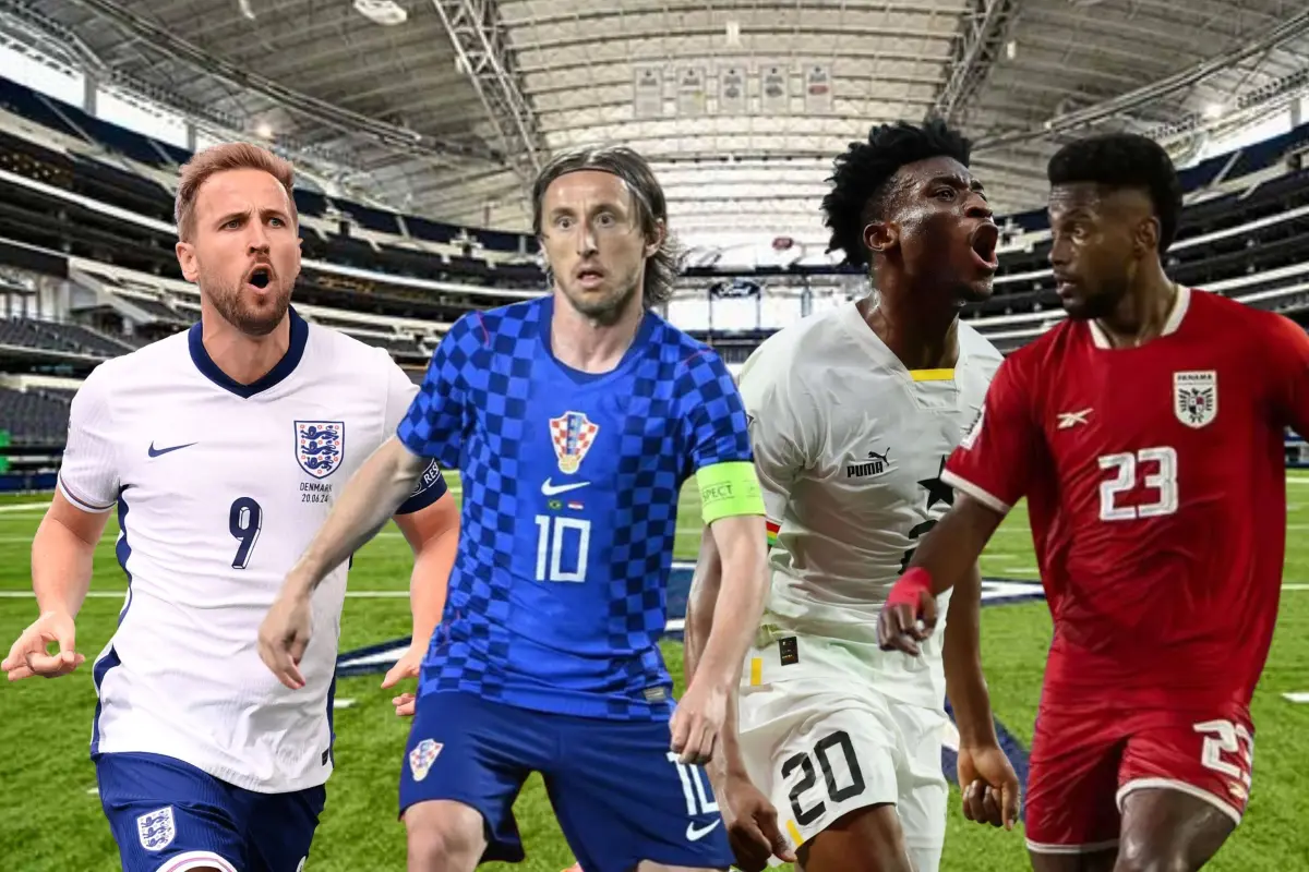 Inglaterra, Croacia, Ghana y Panamá jugarán en el Grupo L