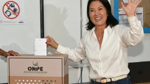 Con el 98,94% de actas procesadas, Keiko Fujimori lidera la elección presidencial de Perú con más de 28 mil votos