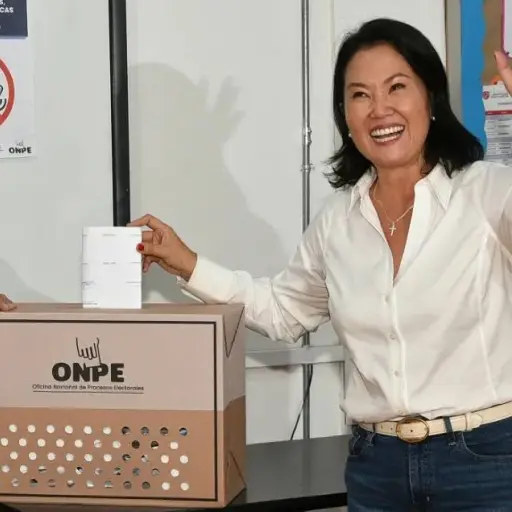 Con el 98,94% de actas procesadas, Keiko Fujimori lidera la elección presidencial de Perú con más de 28 mil votos