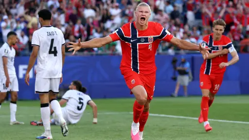 Noruega golea 1-4 a Irak con doblete de Erling Haaland en su debut en el Mundial 2026