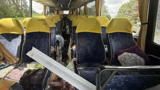 Una mujer muerta y seis menores heridos tras ataque de Ucrania a un autobús de niños futbolistas 