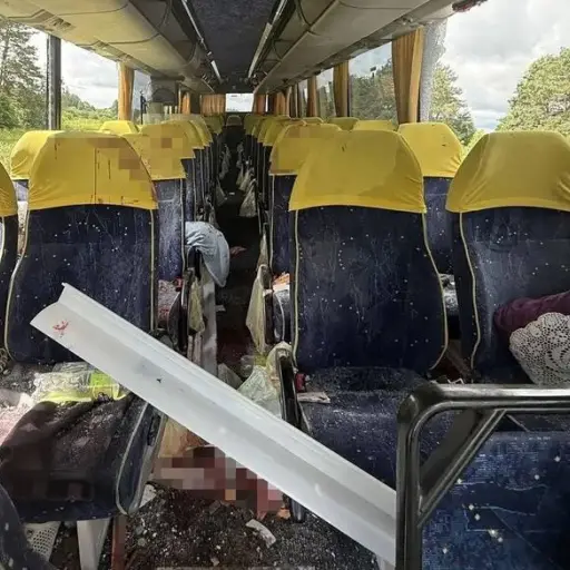 Una mujer muerta y seis menores heridos tras ataque de Ucrania a un autobús de niños futbolistas 
