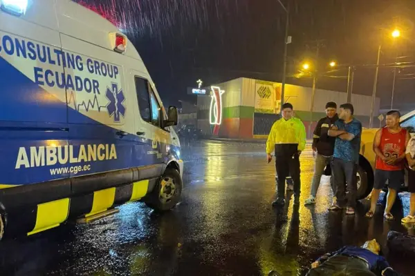El accidente se registró la noche del lunes. ,Cortesía