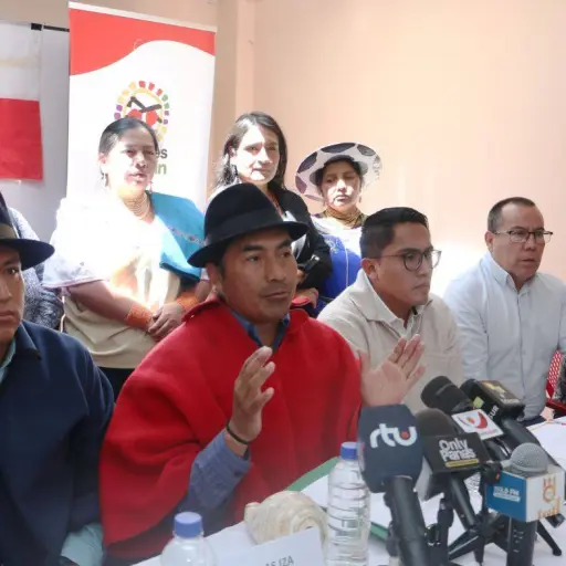Organizaciones sociales preparan nueva solicitud ante el CNE para promover la revocatoria de Noboa y Pinto