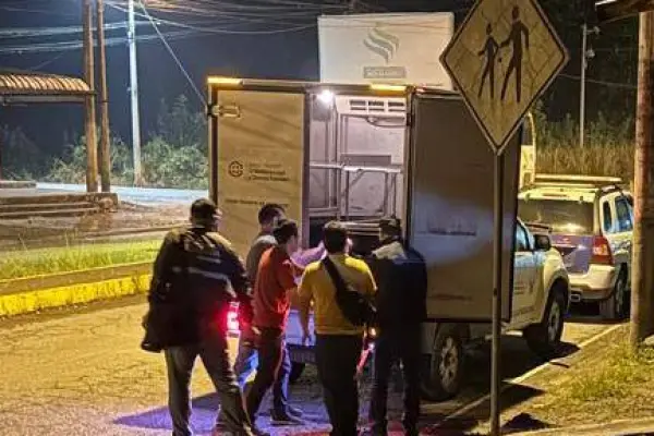 El lugar del crimen. ,Cortesía