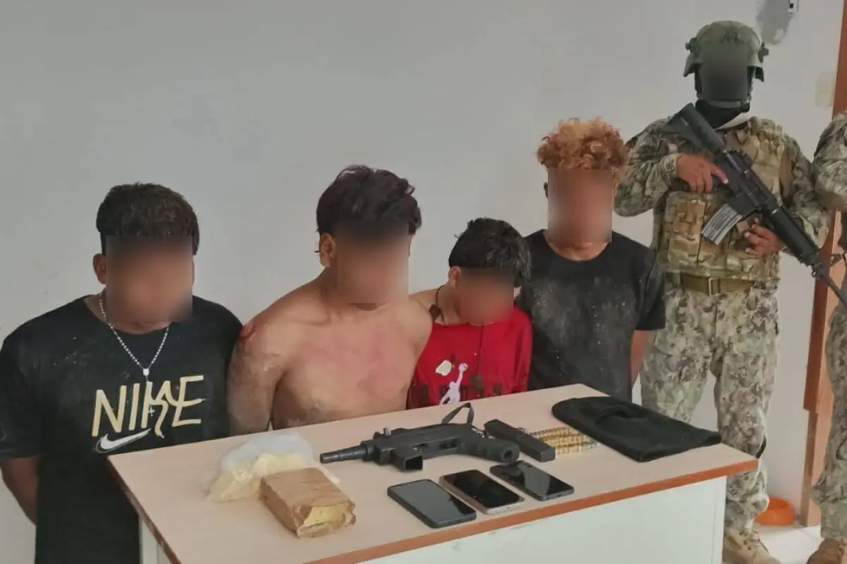 La operación en la que se logró la captura de los sospechosos fue realizada por personal de las Fuerzas Armadas., Archivo