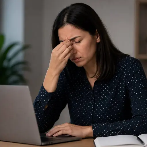Estrés visual: siete señales que pueden aparecer más allá de los ojos