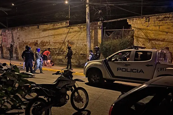 Escena del hecho violento. ,El Diario.