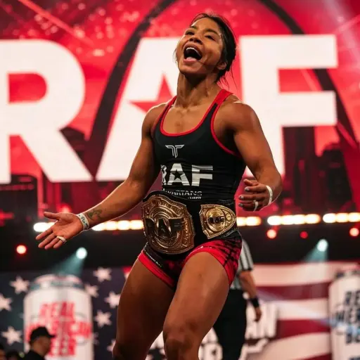 Lucía Yépez se proclama campeona interina de peso paja de la Real American Freestyle en Estados Unidos