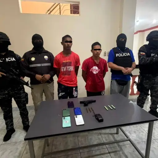 Babahoyo: dos detenidos en operativo contra presunto microtráfico en La Sabana