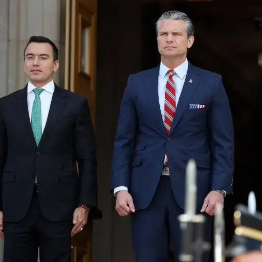 Ecuador y Estados Unidos dialogan sobre acciones conjuntas contra organizaciones narcoterroristas